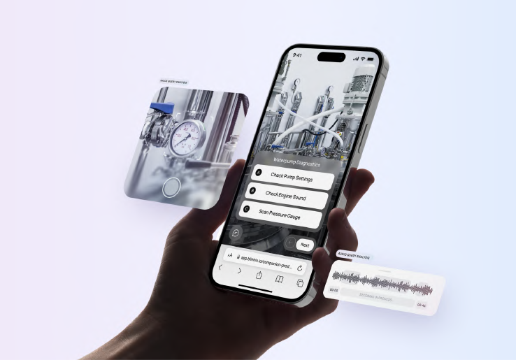 Visual inspection app built with Blinkin